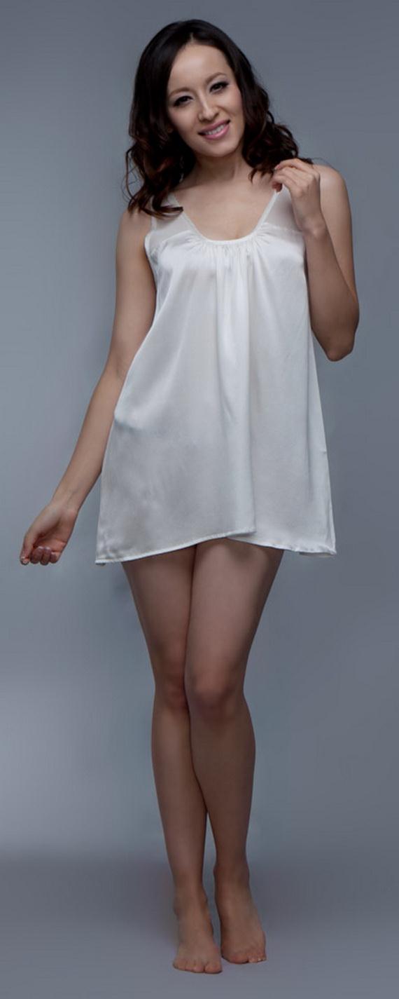 Silk Short Night Wear Nighty Dress 15 | She12: Girls Beauty Salon